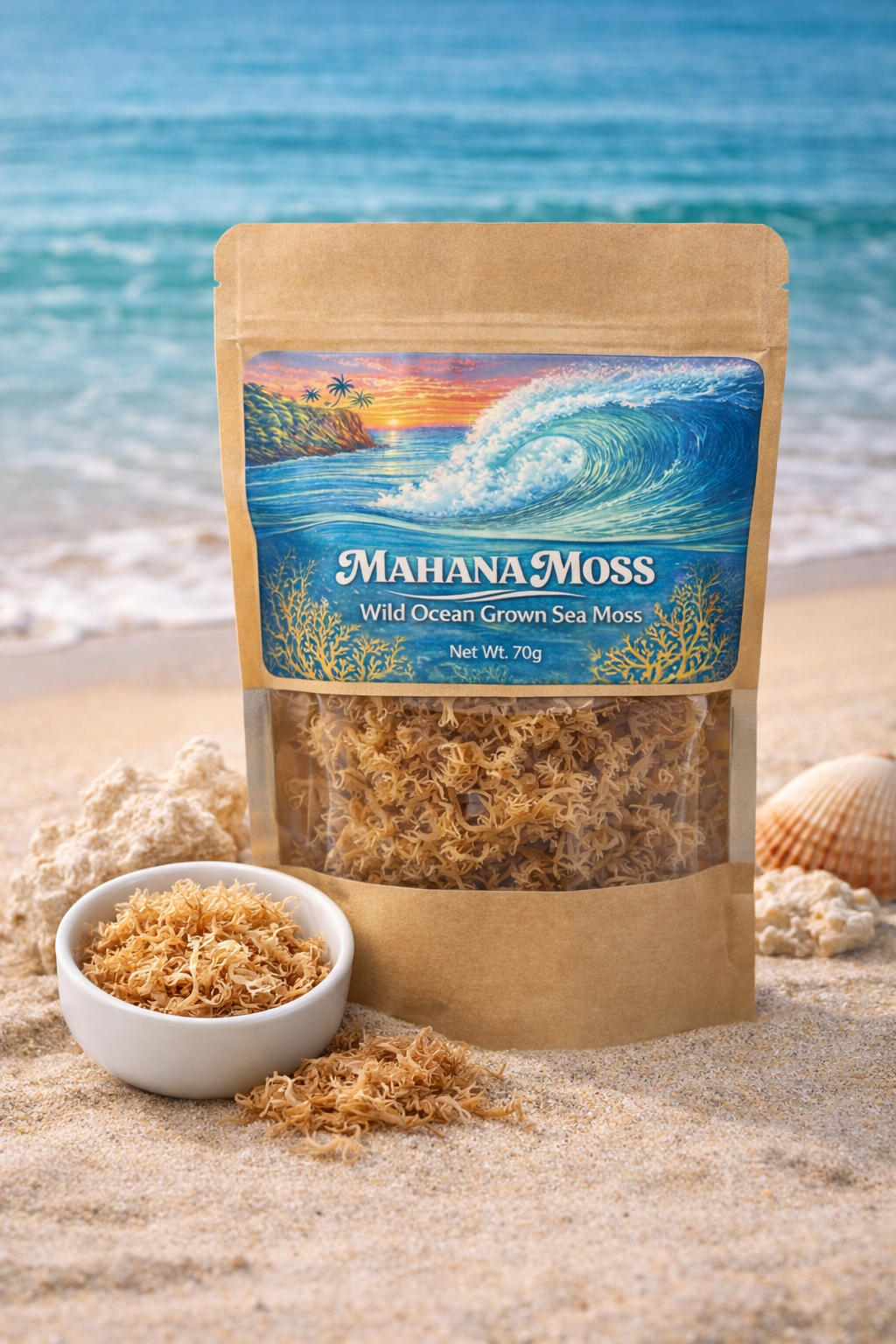 Mahana Moss – Wild Ocean Grown Sea Moss